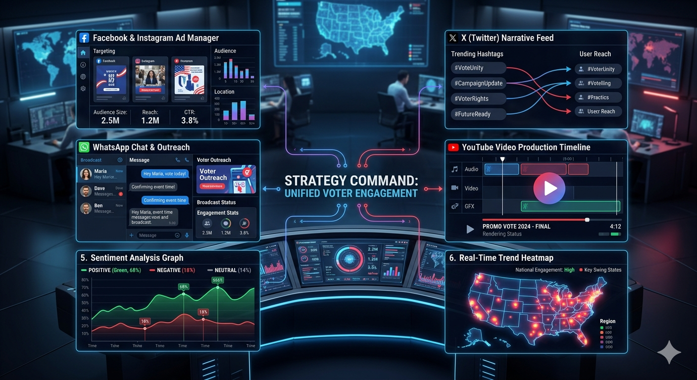 Digital political campaign